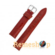 Ремешок кожаный AONO SAN 8801 3988 красный 19 мм