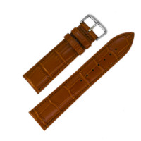Ремешок кожаный AONO SAN 8801 3244 коричневый  светлый 18 мм