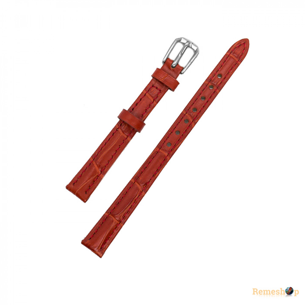 Ремешок кожаный AONO SAN 8801 0036 красный 12 мм