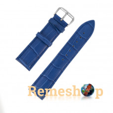 Ремешок кожаный AONO SAN 8801 1836 синий 20 мм