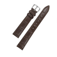 Ремешок кожаный  AONO SAN 8801A 3245 коричневий темний 16 мм