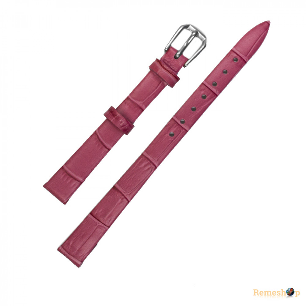 Ремешок кожаный AONO SAN 8801L 4028 розовый 12 мм