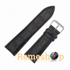 Ремешок кожаный AONO SAN 8801 черный 26мм