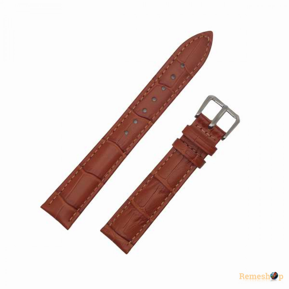 Ремешок кожаный AONO SAN 8801 1842 коричневый светлый 16 мм