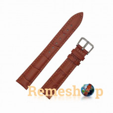 Ремешок кожаный AONO SAN 8801 1841 коричневый светлый 14 мм