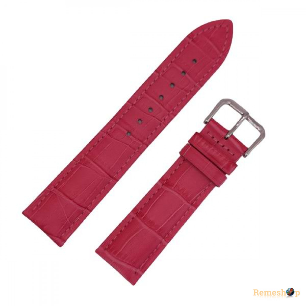Ремешок кожаный AONO SAN 8801 0475 розовый 22 мм