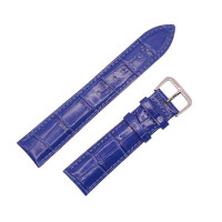Ремінець шкіряний Aono SANL 8801 4037 синій 20 мм