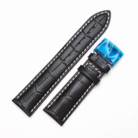 Ремешок кожаный Hightone SH406 22мм черный