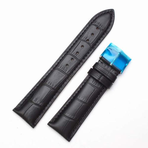 Ремінець шкіряний Hightone SH425 23мм чорний