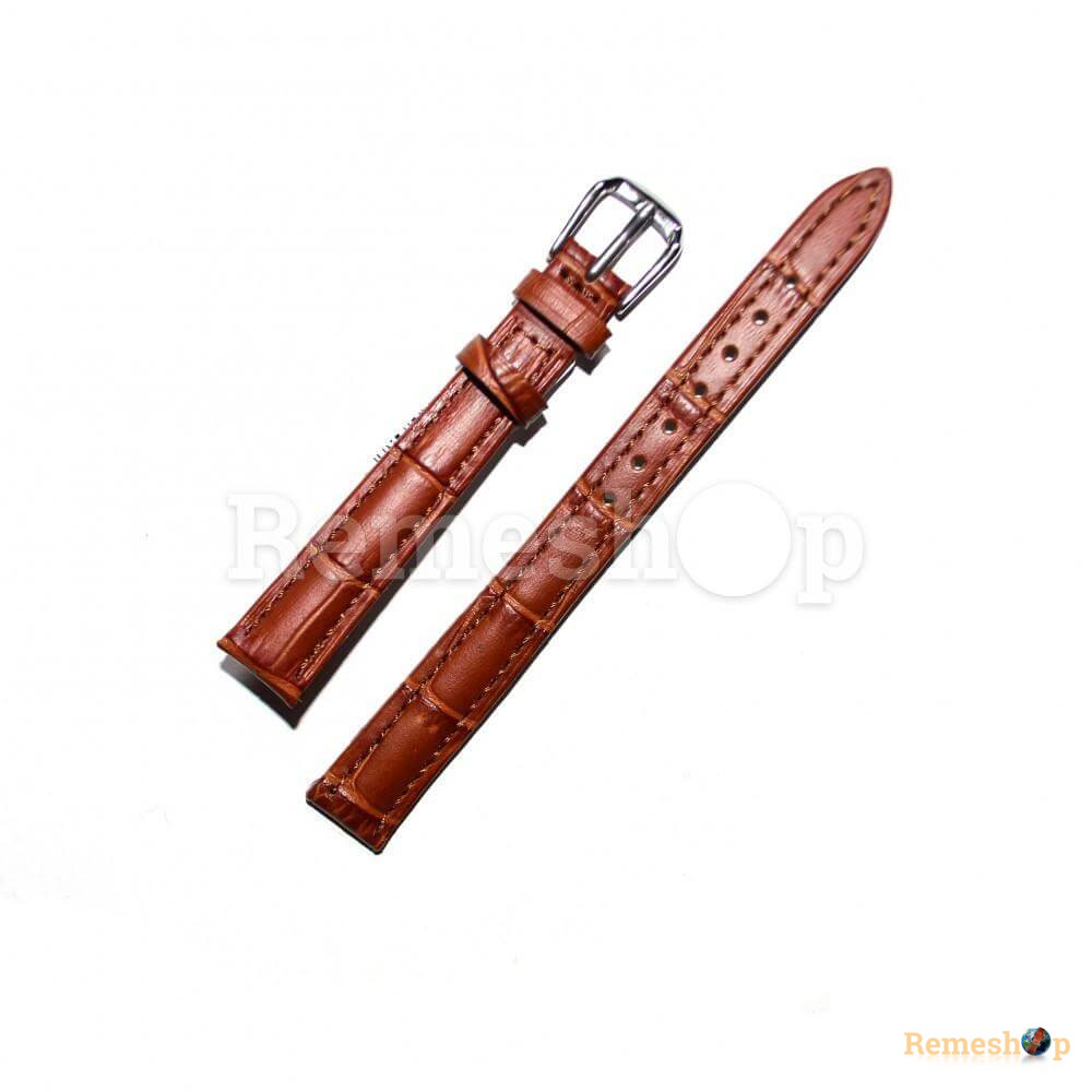 Ремешок кожаный AONO SAN 8801 1840 коричневый 12 мм