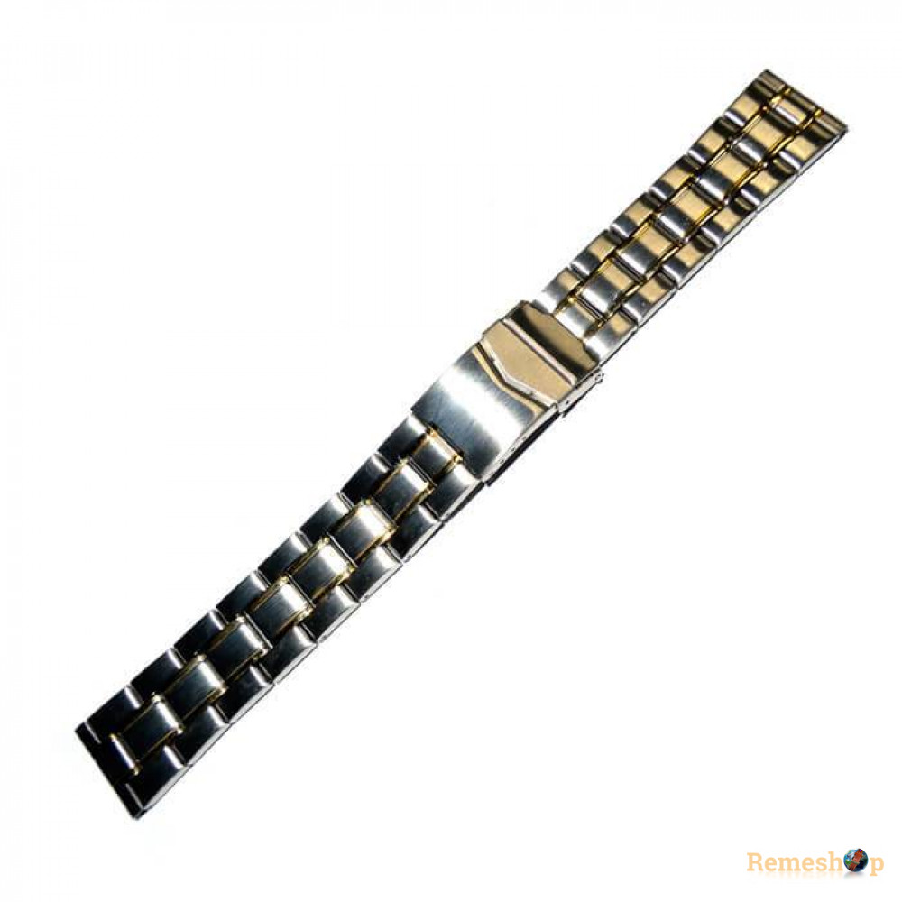 Браслет стальной INOX 3481 комбинированый 20мм
