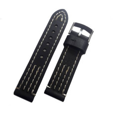 Ремінець Hand Made Remeshop® WK-03 3614 чорний 20 мм.