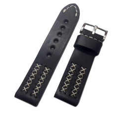 Ремінець Hand Made Remeshop® WK-06 3617 чорний 20 мм.