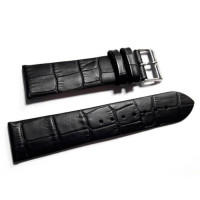 Ремешок кожаный Stailer STR-187 черный 22 мм