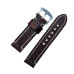 Ремінець Hand Made Remeshop® WK-02 3696 коричневий темний 22 мм.