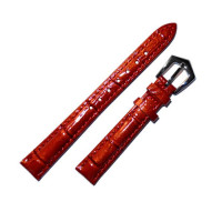 Ремешок кожаный Slava® CL-8608 красный 14 мм