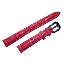 Ремінець шкіряний Slava® CL-8608 рожевий 16мм