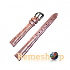 Ремешок кожаный  Slava® CF-8601LT розовый 12 мм