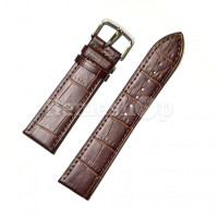 Ремешок кожаный HIGHTONE SH394 2362 коричневый темный 22 мм