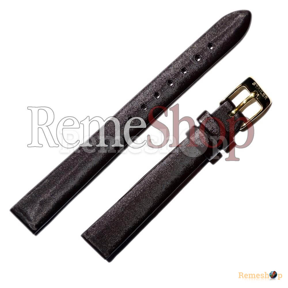 Ремінець сатиновий Stailer STR226 коричневий-темний 16 мм