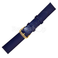 Ремешок кожаный Slava® SL 241 синий 18 мм