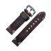 Ремінець Hand Made Remeshop® WK-01 3662 коричневий темний 20 мм.