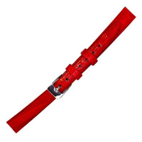 Лаковый ремешок кожаный BANDCO 18 красный 12 мм