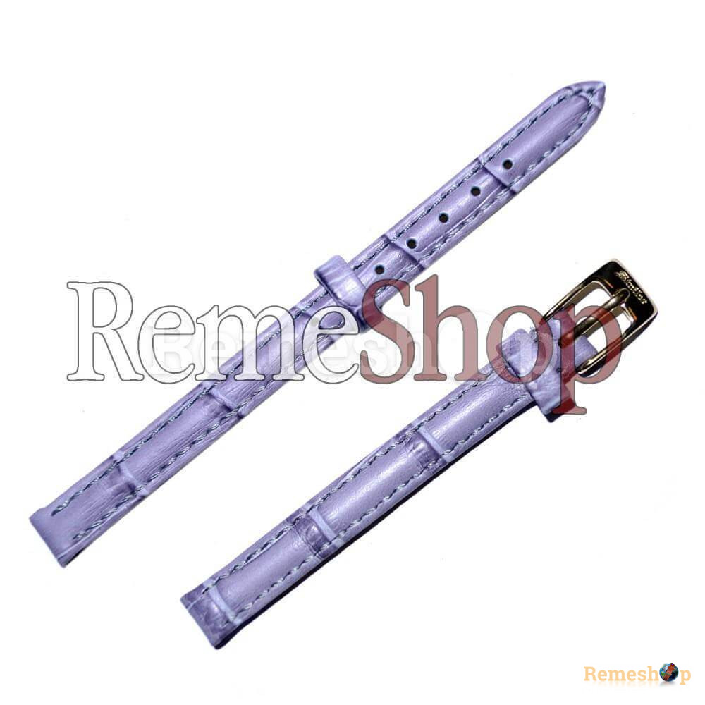 Ремешок кожаный  Stailer STR-158 фиолетовый 22 мм