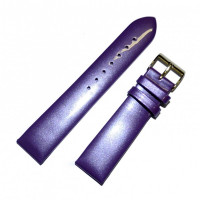 Ремешок кожаный Slava® 669 фиолетовый 20 мм