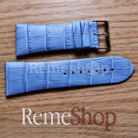 Ремешок кожаный STAILER 2318 голубой 26 мм