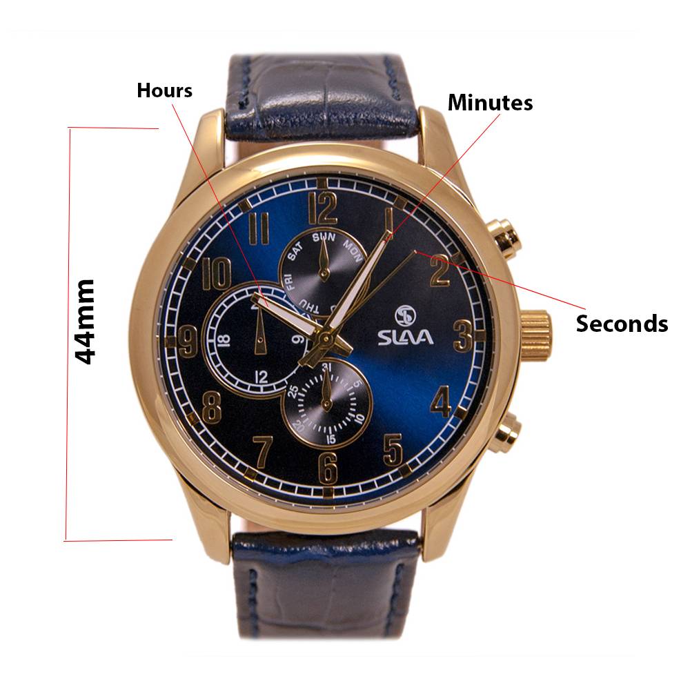 Часы наручные мужские SLAVA SL10153 GBlue | Remeshop.ua