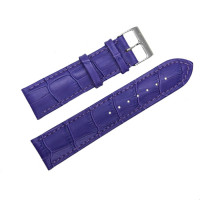 Ремешок кожаный Stailer STR-158 фиолетовый 22 мм