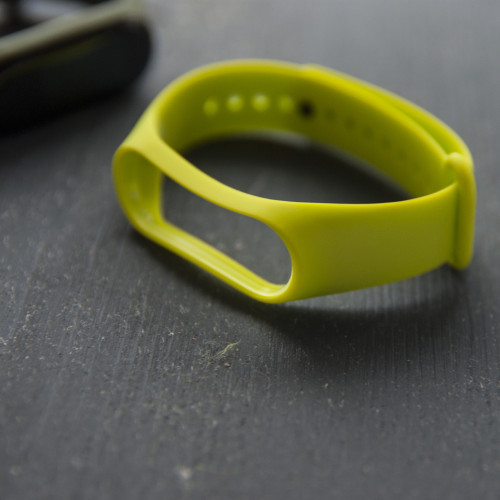 ремінець каучуковий до Mi Band 3 салатовий арт.1163