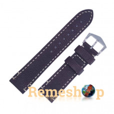 Ремешок Slava® LIBERTY-19 коричневый  темный 22мм 