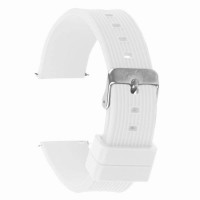 Ремінець силіконовий  MWZ07 0171 білий 20мм