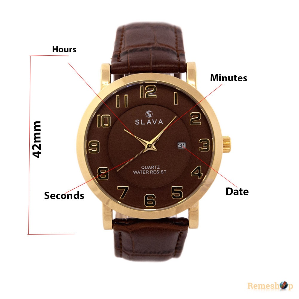 Часы наручные мужские SLAVA SL10067 GBrown | Remeshop.ua