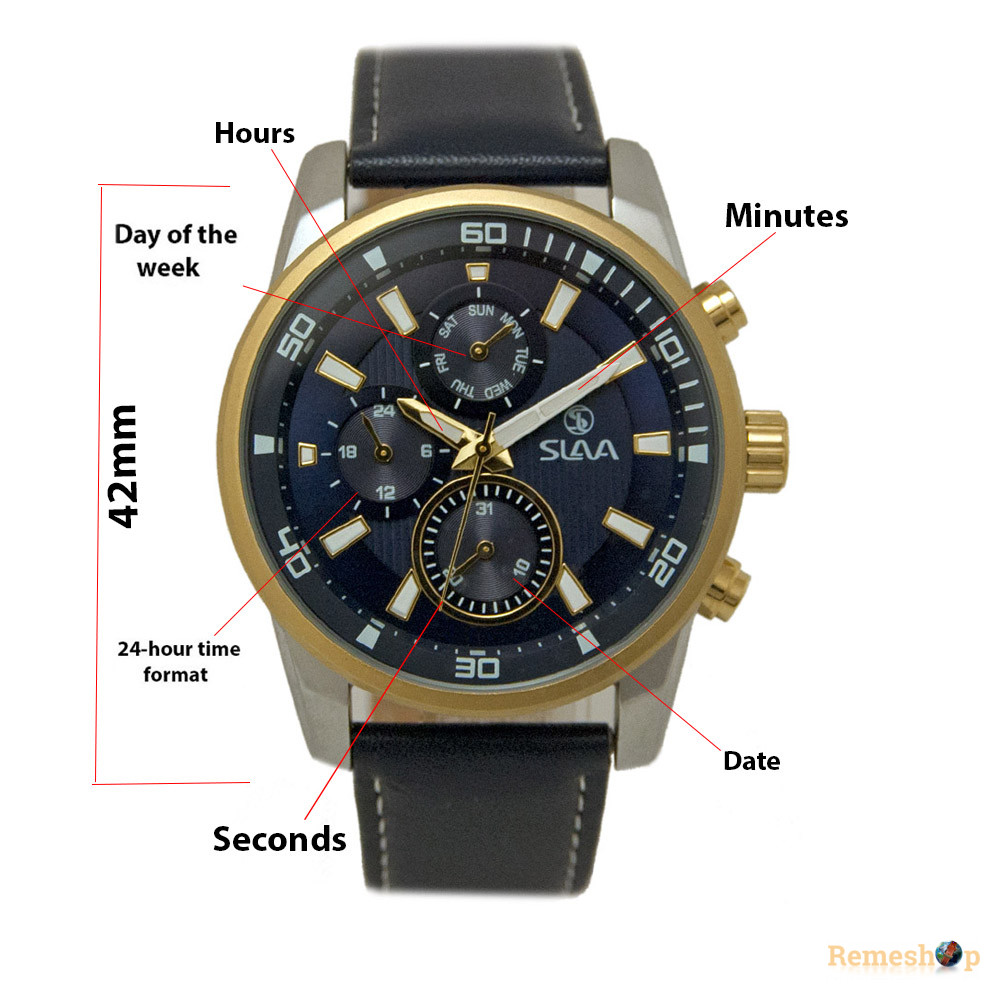 Часы наручные мужские Slava® SL10215 GSBlue | Remeshop.ua