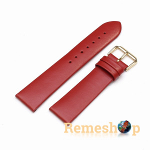 Ремешок кожаный Slava® SL 241 красный 20мм