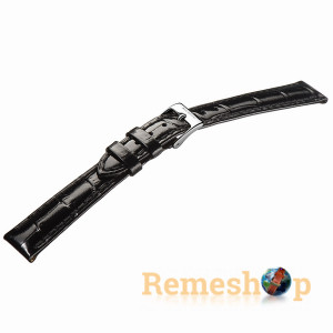 Ремінець шкіряний Stailer 1081-1601 чорний 16мм