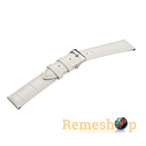 Ремешок кожаный Stailer 1580-1801 белый 18мм