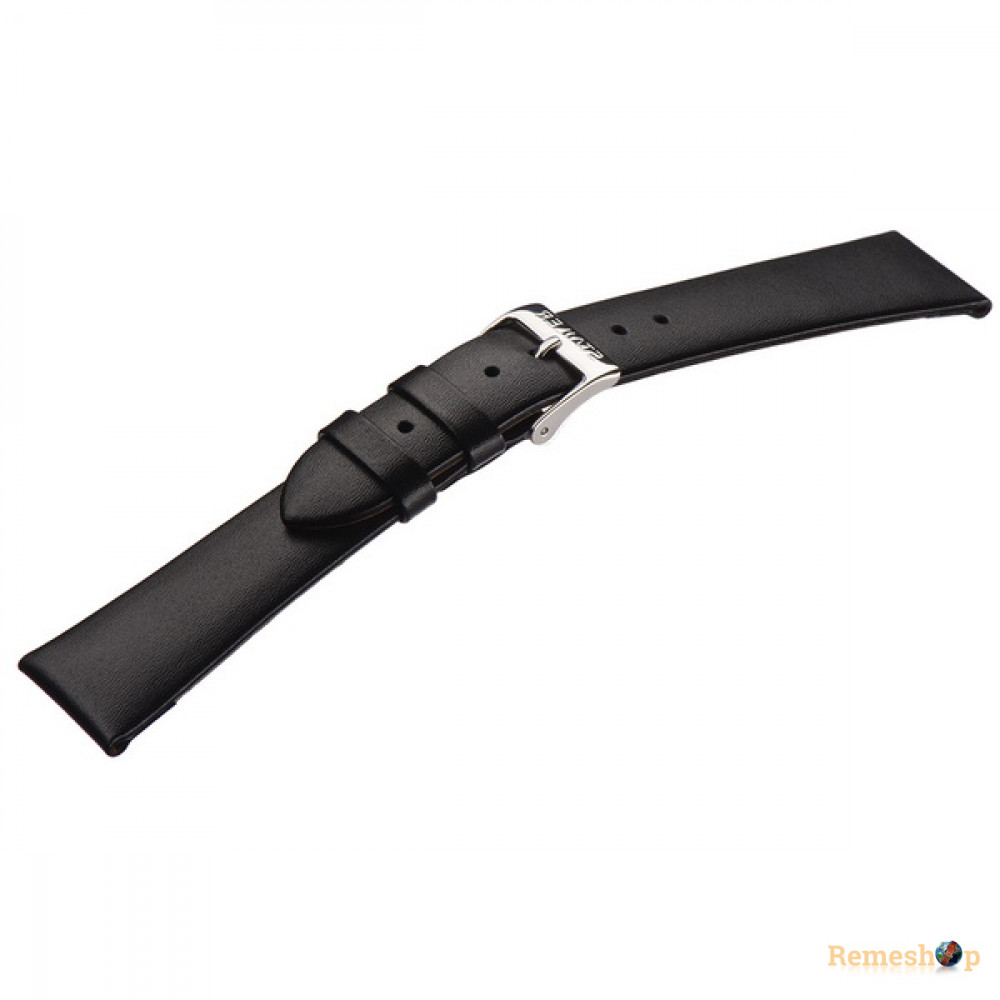 Ремінець шкіряний Stailer 1071-2401 чорний 24мм